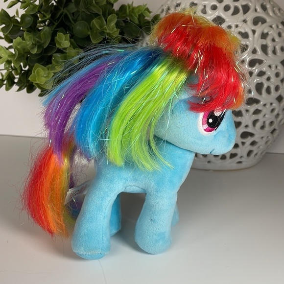SPARKLE Rainbow Dash My little Pony 7” Plush - Picture 3 of 9
